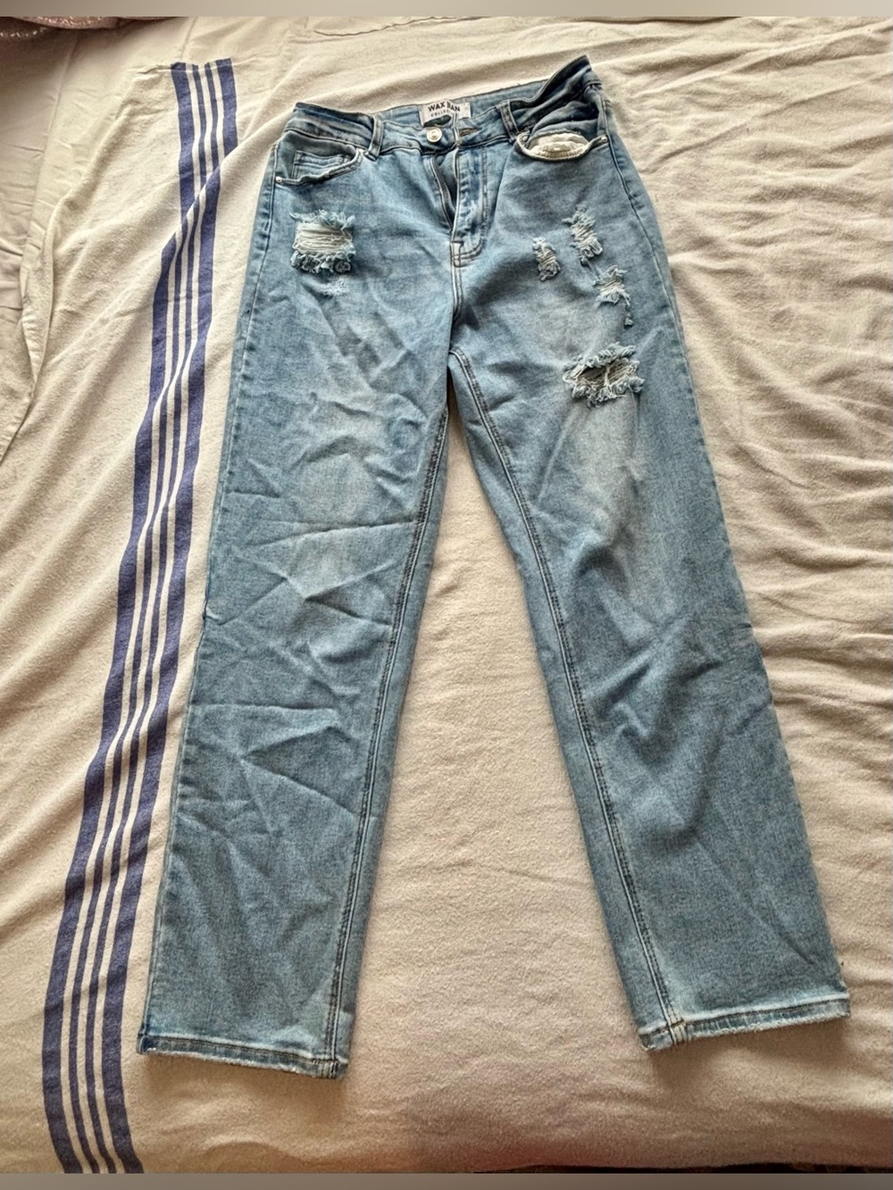 Light Blue Distressed Women’s Jeans